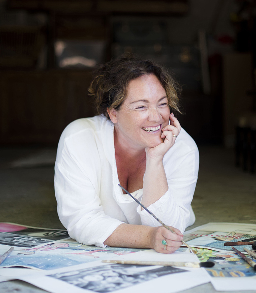 Corso d'illustrazione on-line - Ritratto di Cecilia Cavallini