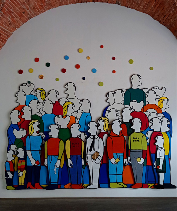 Immagine dell'opera di Fabrizio Dusi – Together, 2022 – ph. Fabrizio Dusi