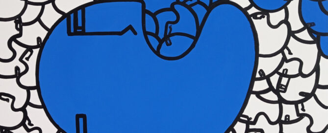 Immagine dell'opera di Fabrizio Dusi - Monologo azzurro, 2023 – ph. Fabrizio Dusi