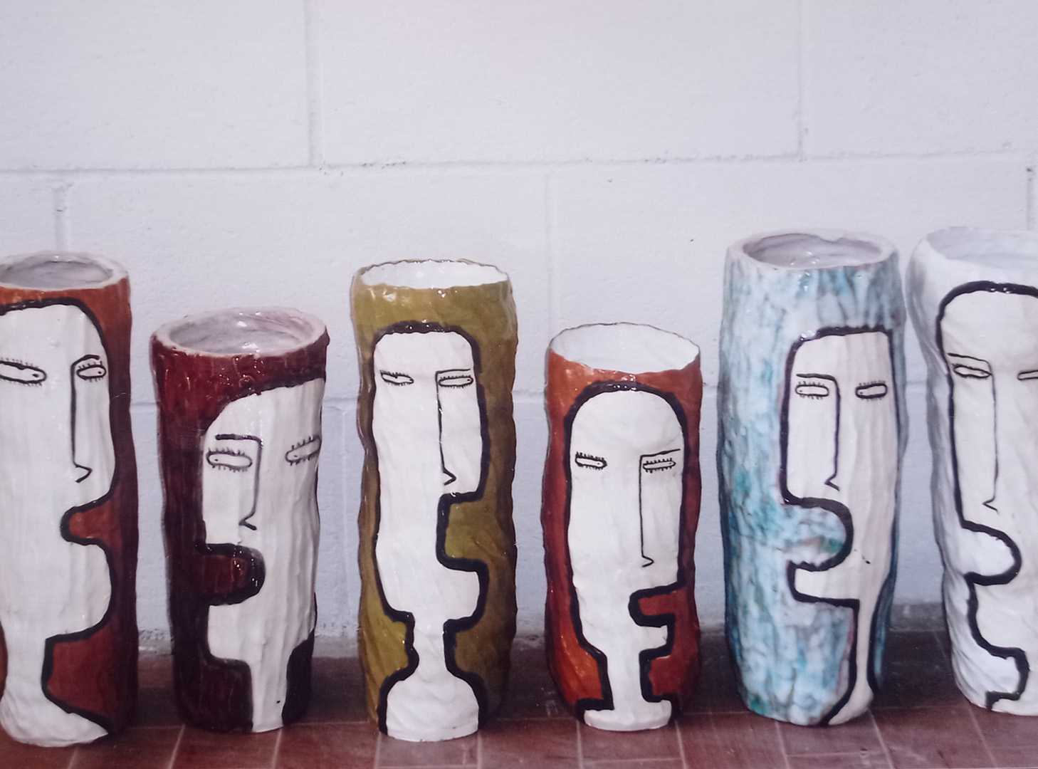 Immagine dell'opera di Fabrizio Dusi, Vasi Persona, 2008