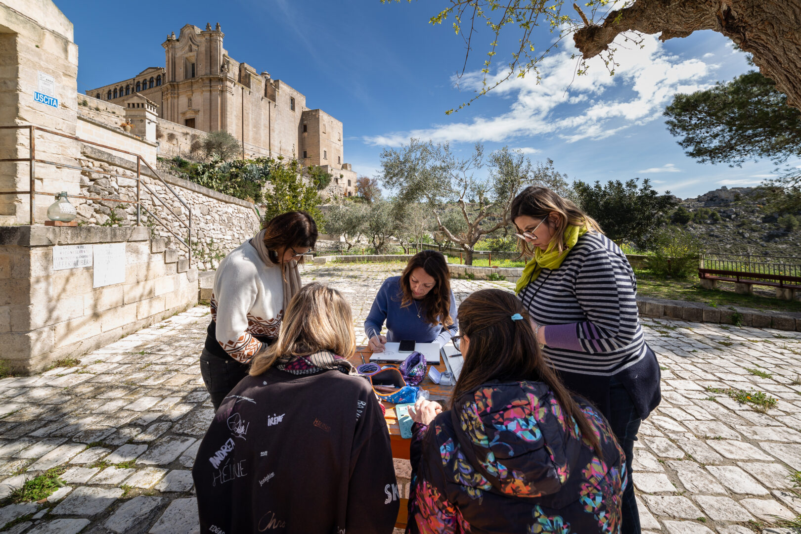 Immagine del workshop di acquerello a Matera
