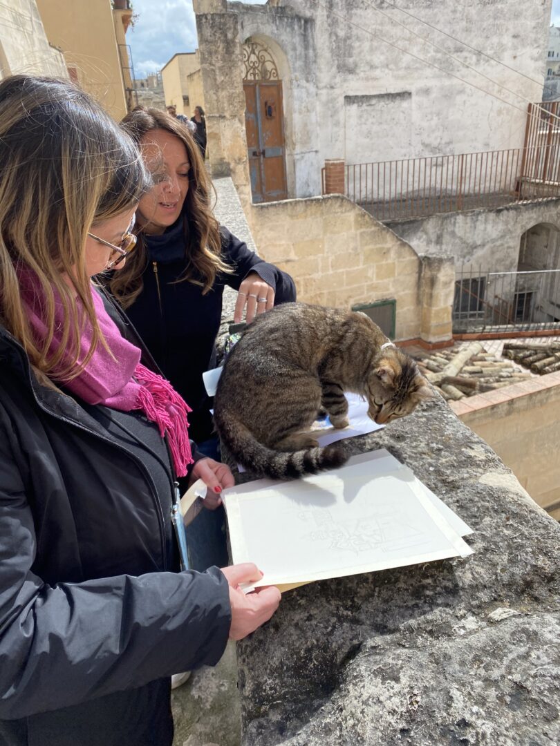 Immagine del workshop di acquerello a Matera