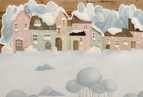 Immagine del corso intermedio di acquerello il respiro del bianco