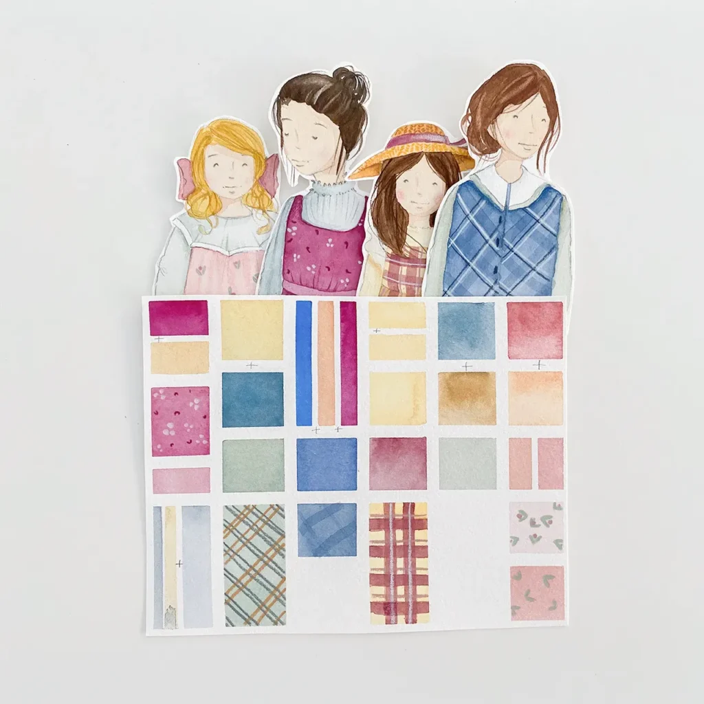 Piccole Donne ad acquerello – Corso di illustrazione online